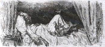 Alegoría del francés Gustave Doré ilustrando a Don Quijote